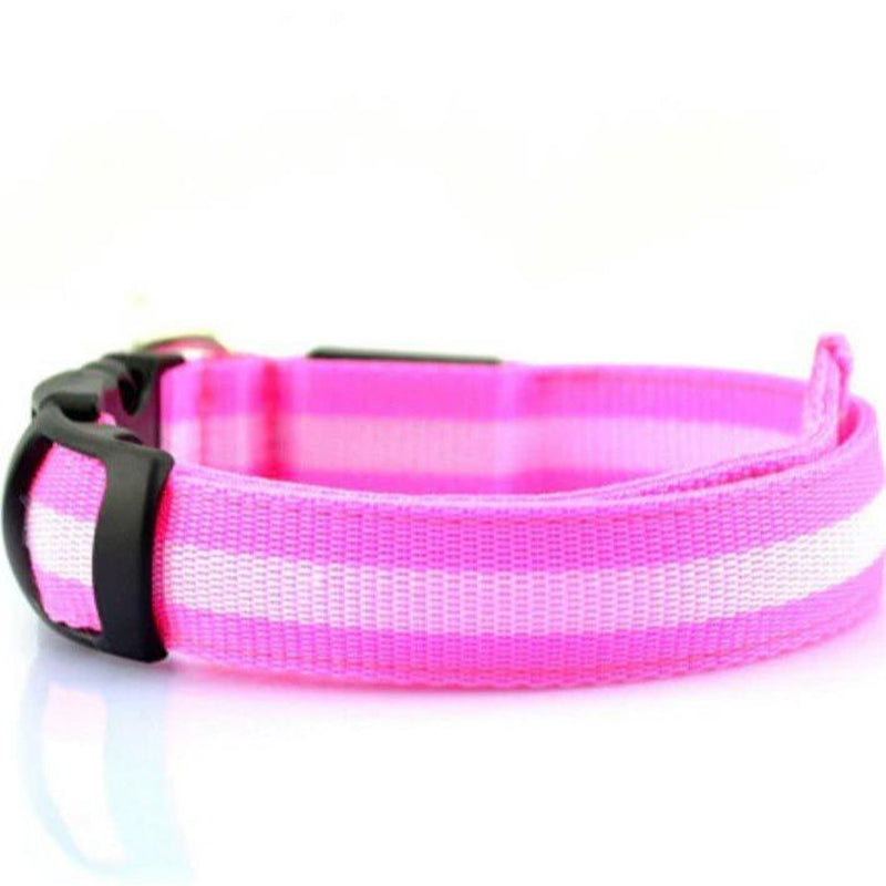 Adjustable LED Pet Collar for Safe Night Walks - Waterproof Design, Glows in the Dark Lazy Leash Dog Jewelry Adjustable Cat Dog Vest