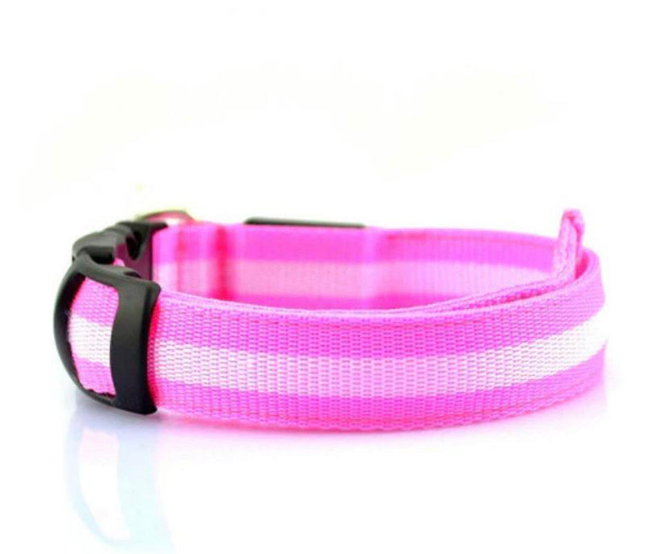 Adjustable LED Pet Collar for Safe Night Walks - Waterproof Design, Glows in the Dark Lazy Leash Dog Jewelry Adjustable Cat Dog Vest