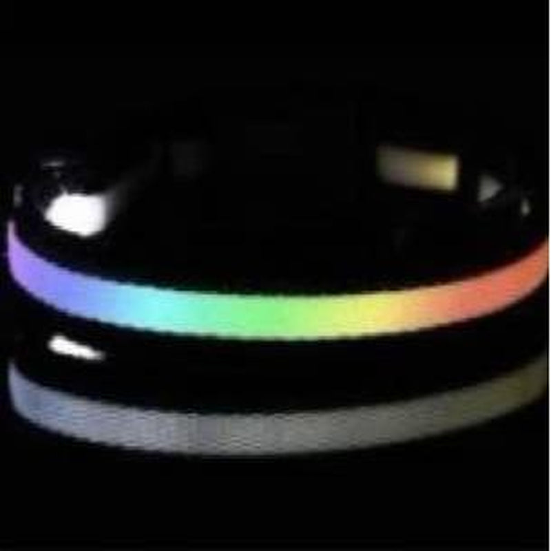 Adjustable LED Pet Collar for Safe Night Walks - Waterproof Design, Glows in the Dark Lazy Leash Dog Jewelry Adjustable Cat Dog Vest